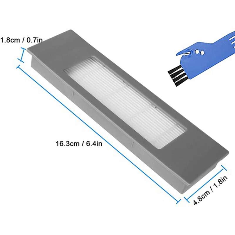Roller Side Brush Filter Mop for Ecovacs Deebot Ozmo 920/950 Yeedi 2