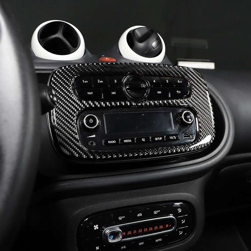 Central Console Cd Radio Panel for Benz Smart 453 Fortwo 2016-2021