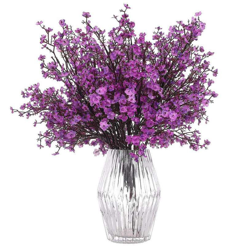 Faux Flower Fake Babys Breath Flower Bulk Artificial Gypsophila D