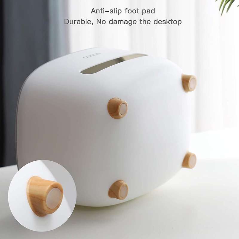 Ecoco Tissue Box Cover Holder with Storage, Napkin Tissue Box