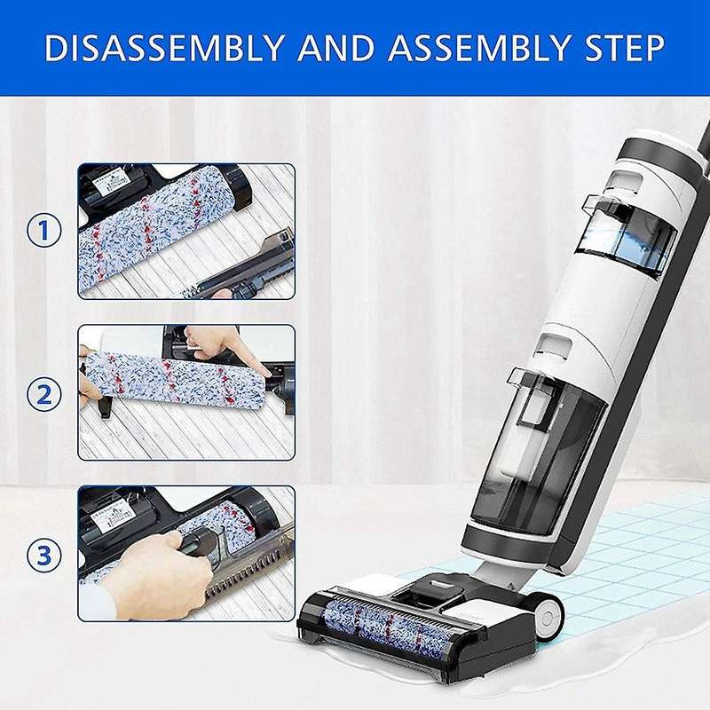 For Tineco Ifloor Wet Dry Cordless Vacuum Cleaner,2 Pack Roller Brush