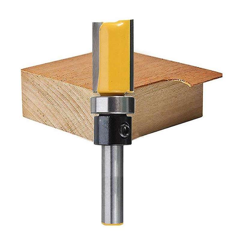 Straight Flush Trim Router Bit Set with 1/4inch Shank Bit (5pcs)