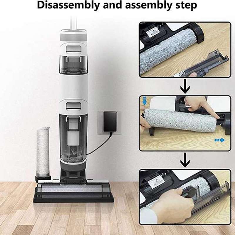 Roller Parts for Tineco Ifloor 3/floor One S3, Soft Brushroll Wet Dry