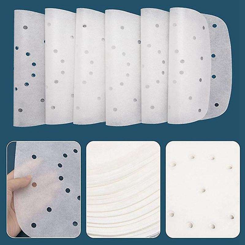 500 Sheets Of 8 Inches Air Fryer Liner Perforated Baking Parchment