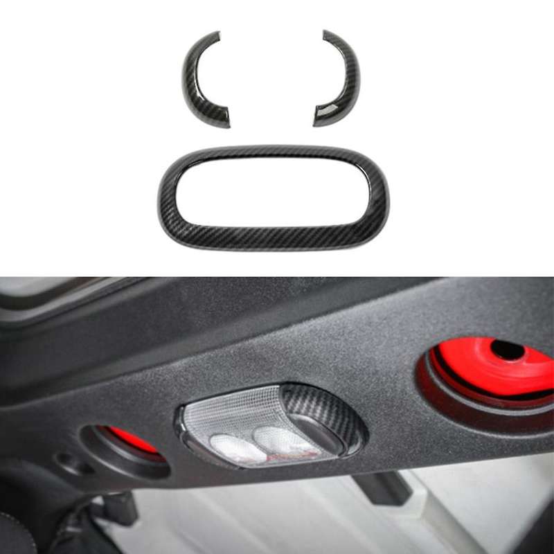 Roof Reading Light Cover for Jeep Wrangler Jk 2011-2017,carbon Fiber