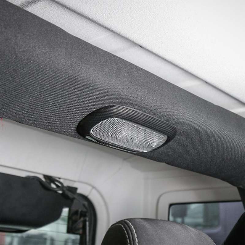 Roof Reading Light Cover for Jeep Wrangler Jk 2011-2017,carbon Fiber