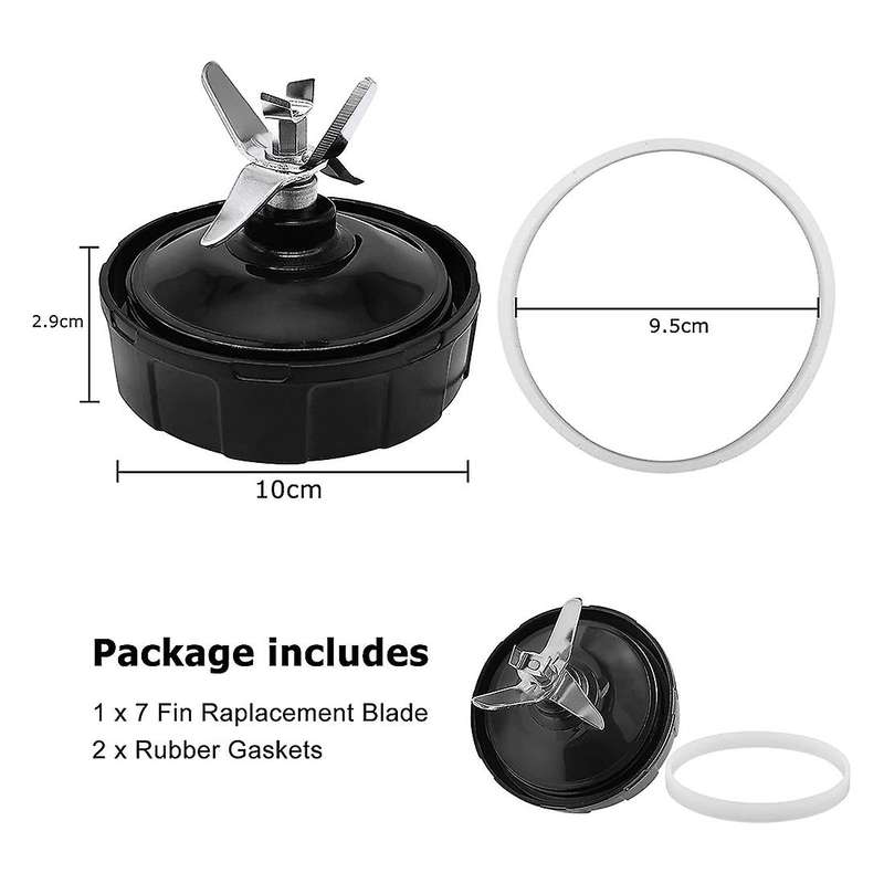 Blade Blender Parts Fornutri Ninja,7 Fins Extractor Blades
