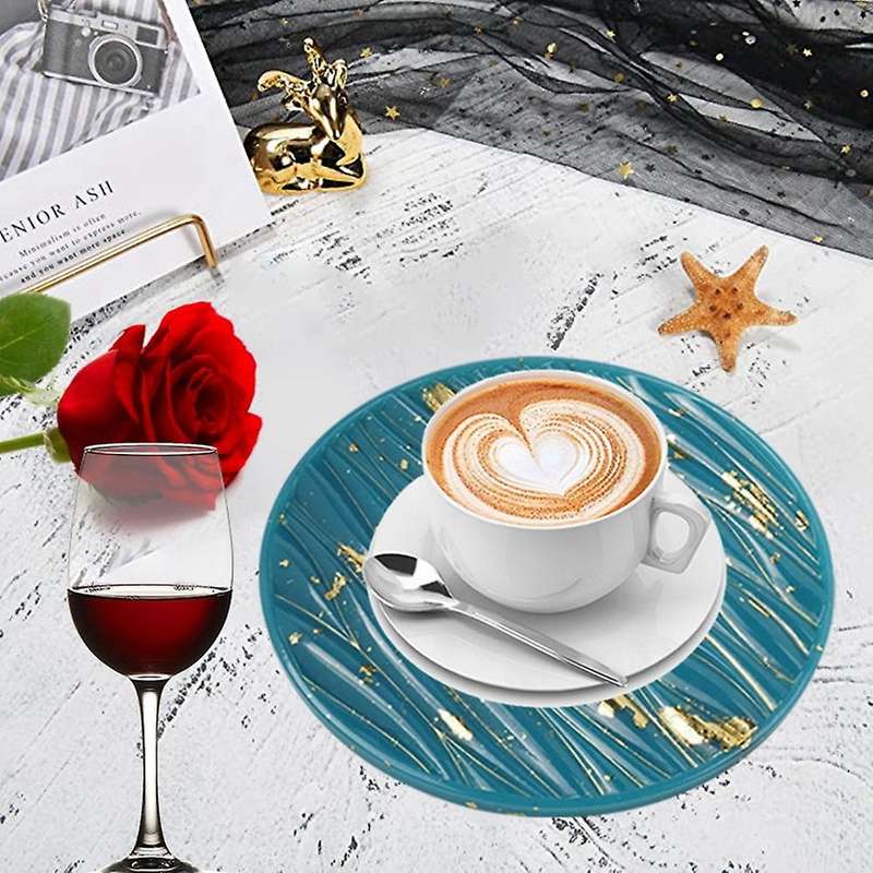 30cm Big Wave Tray Coaster Silicone Mold for Diy Making Tools
