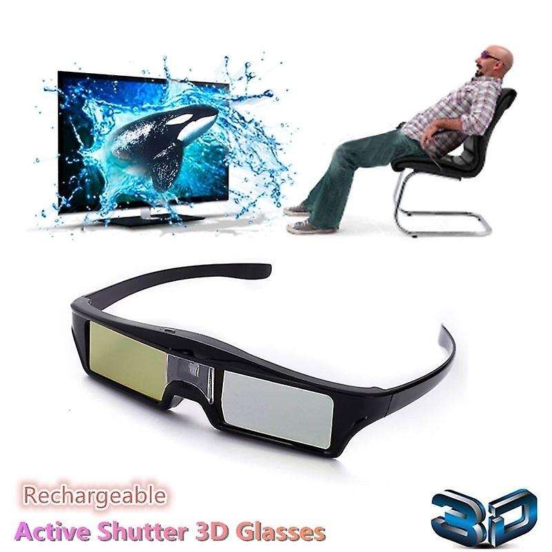 Rechargeable Active Shutter 3d Glasses for Dlp Projector