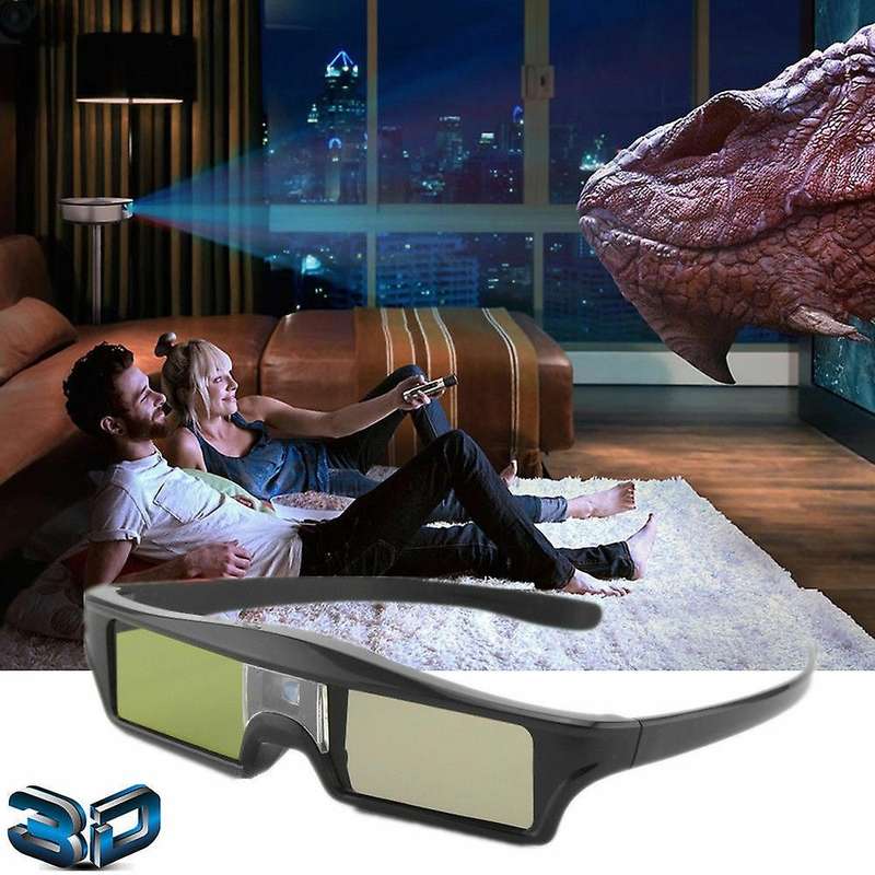 Rechargeable Active Shutter 3d Glasses for Dlp Projector