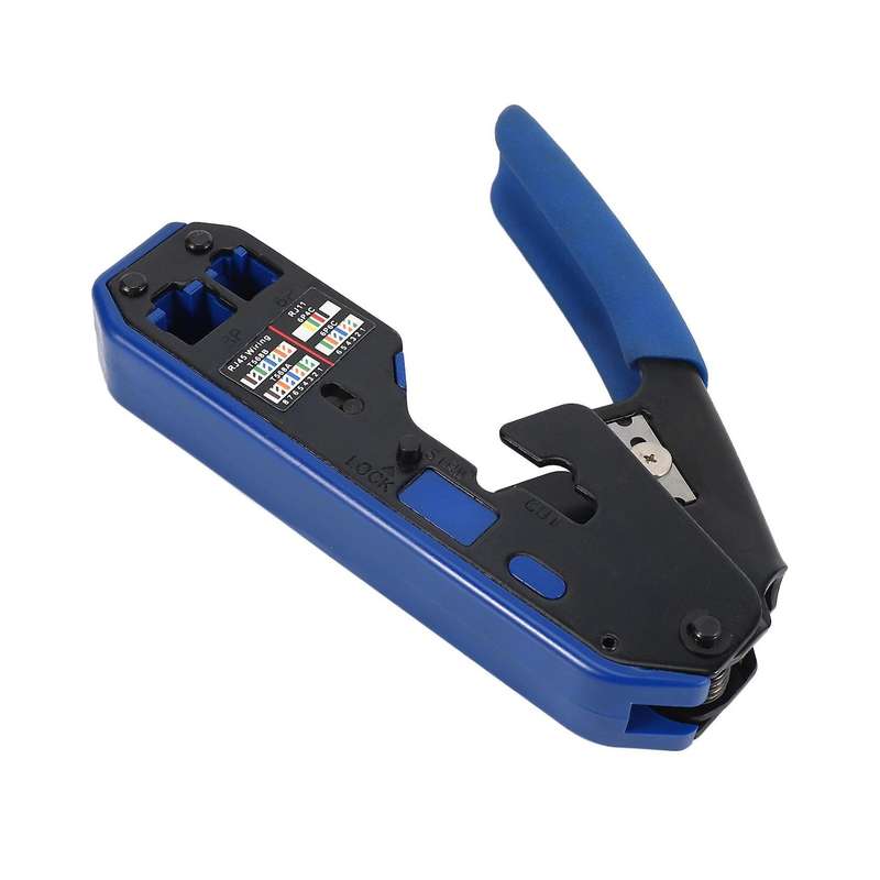 Rj45 Tool Network Crimper Stripper Cutter for Cat6 Cat5e Cat5 Rj11/12