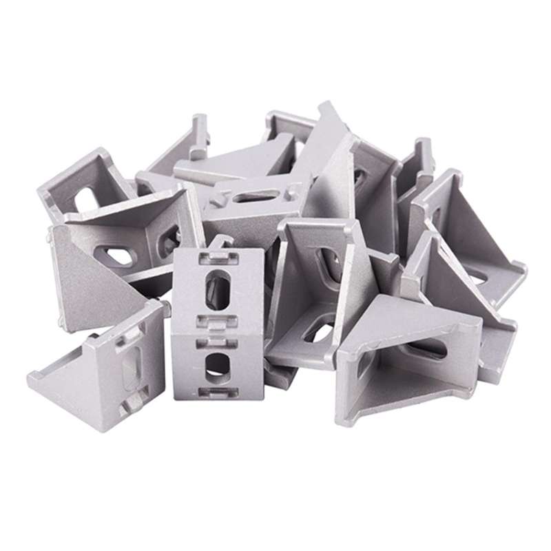 20pcs/ Lot 3030 Corner Brackets Fasten L Connector Accessories