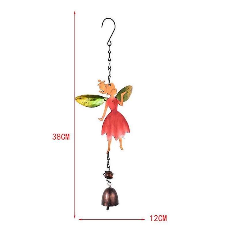4pcs Angel Elf Wind Chime Hanging Outdoor Garden Wedding Decoration