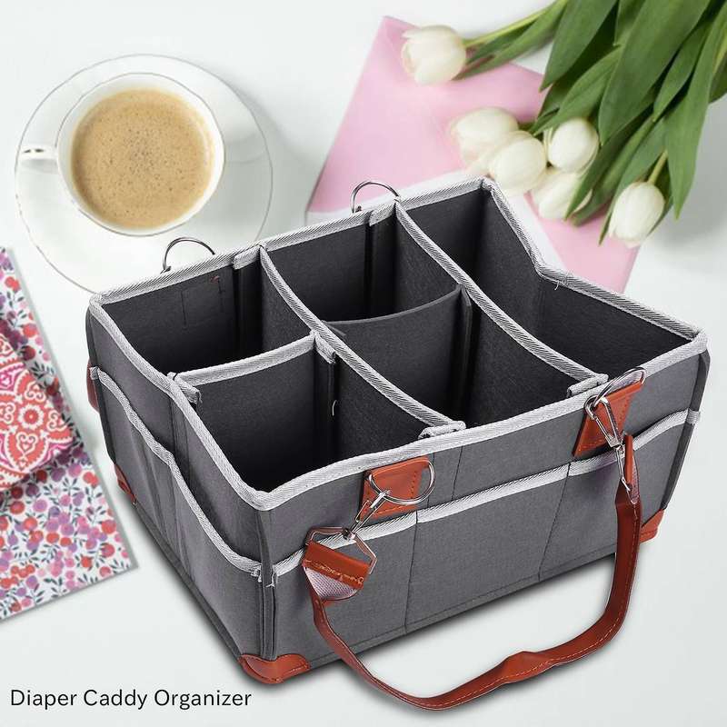 Baby Diaper Caddy Organizers,nursery Diaper Tote Bag,large Portable