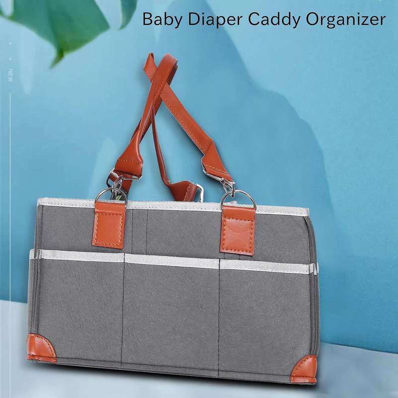 Baby Diaper Caddy Organizers,nursery Diaper Tote Bag,large Portable