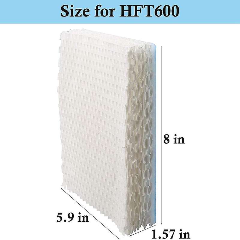 6 Pack Humidifier Filter for Honeywell Hft600 Hev615 Hev615b Hev620