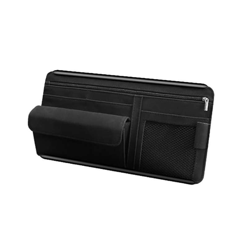 Car Visor Organizer for Car Interior Visor Organizer for Trucks Black