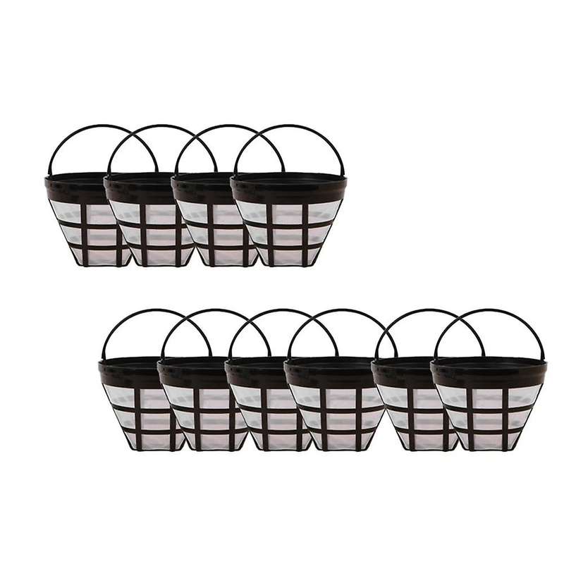 10pcs Coffee Maker Nylon Filter Replacement Coffee Filter Cleaning