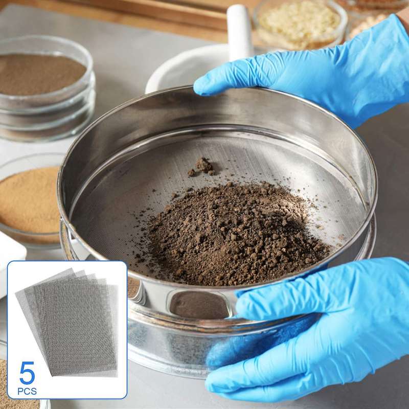 5pcs Stainless Steel Woven Wire Mesh-11.81inch X 8.26inch