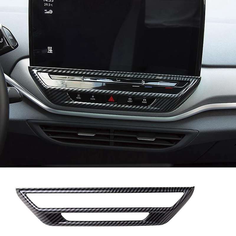 For Id.4 Id4 Carbon Fiber Car A/c Switch Button Control Panel Cover