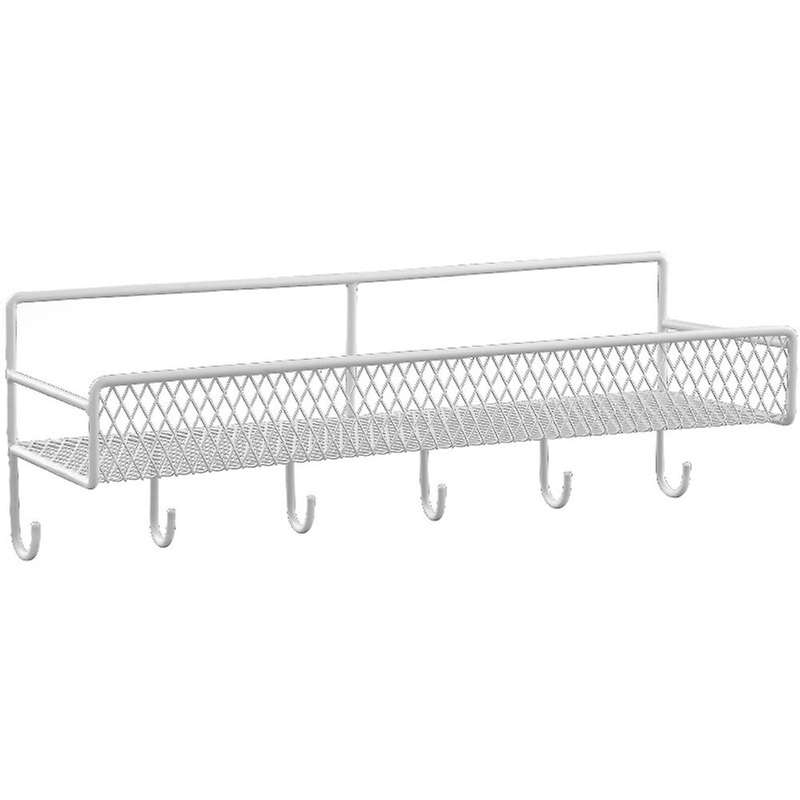 Punch-free Corner Storage Rack Shower Basket Bathroom Accessories -a
