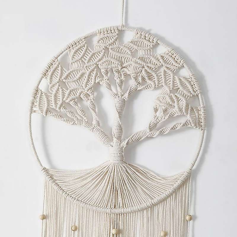 Dream Catcher Macrame Wall Hanging Woven Tree Wall Art Decoration