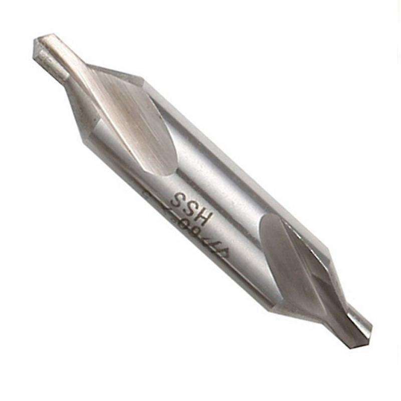 6 Pcs Hss Combined Center Drills Bit Set 5/3/2.5/2/1.5/1 Mm