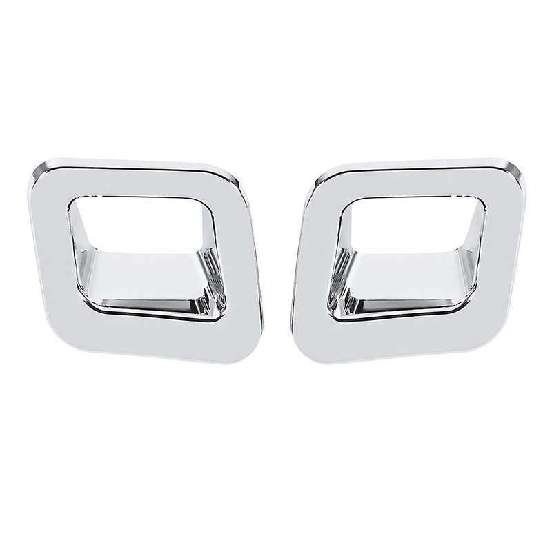 License Plate Light Trim for Dodge Ram 2010-2017, Abs Silver