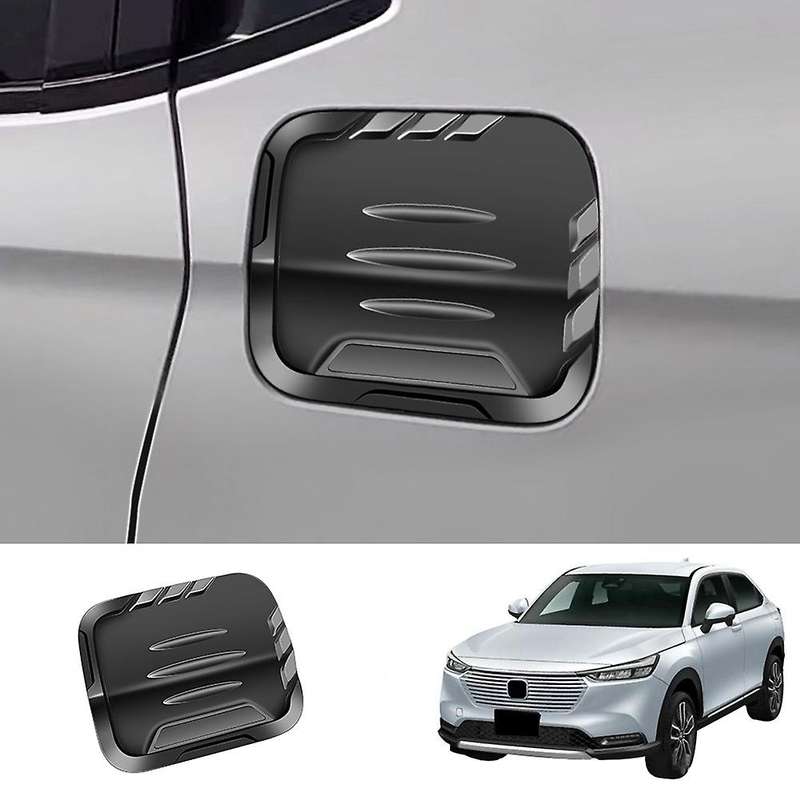 Car Matte Black Fuel Tank Cover Oil Tank Cap Decoration Stickers