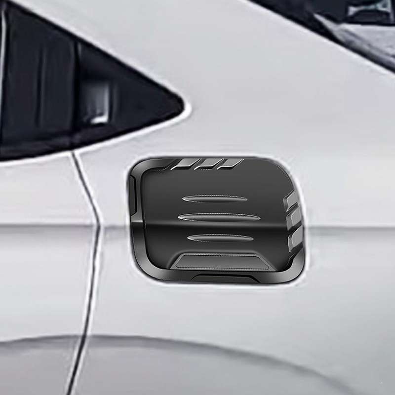Car Matte Black Fuel Tank Cover Oil Tank Cap Decoration Stickers