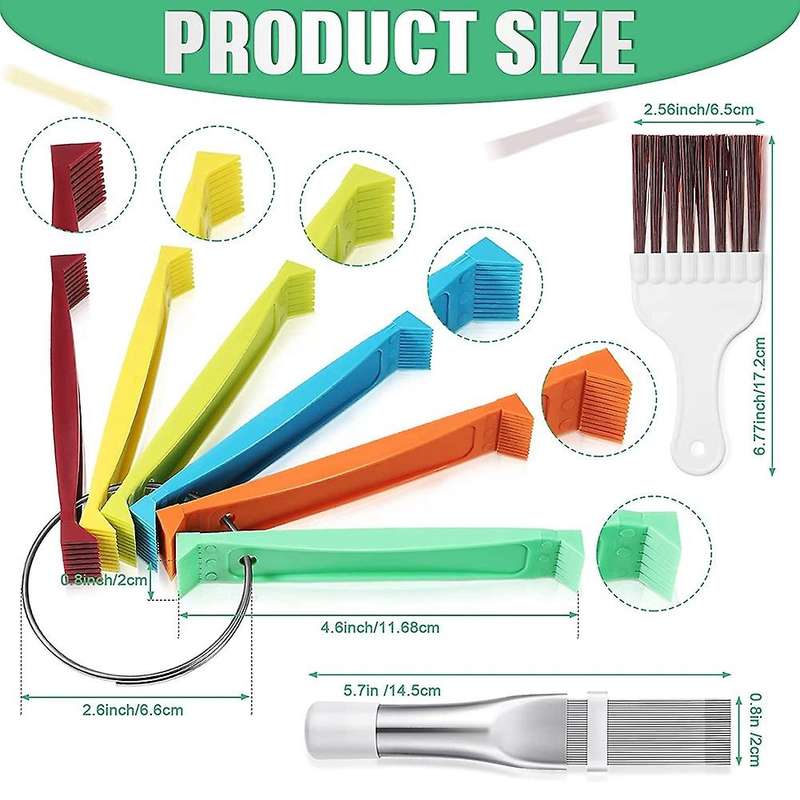 4pcs Air Conditioner Fin Cleaner Set