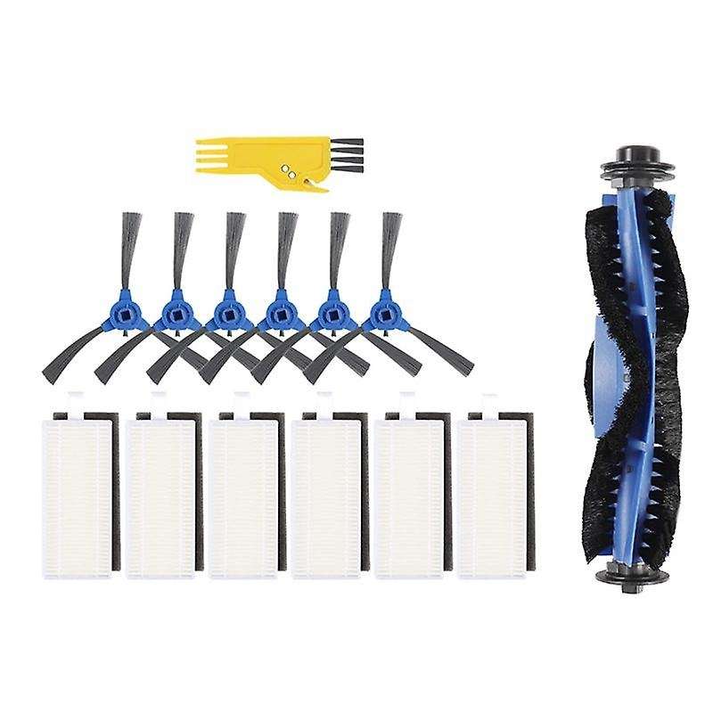 Replacement Roller Brush Side Brush Hepa Filters Compatible for Eufy