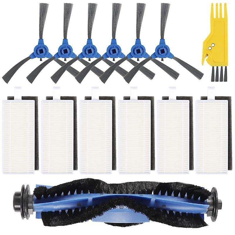 Replacement Roller Brush Side Brush Hepa Filters Compatible for Eufy