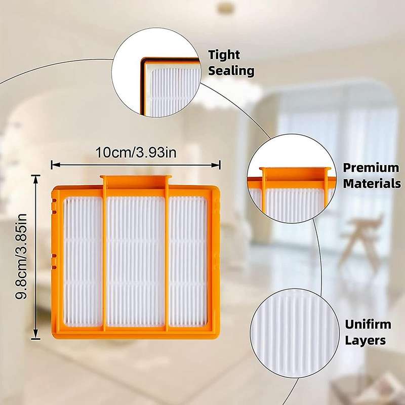 8pcs Replacement Filter for Shark Av2501ae / Av2501s / Rv2502ae