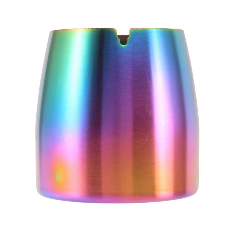 Stainless Steel Windproof Ashtray Creative Smoke Ashtray, Multicolor