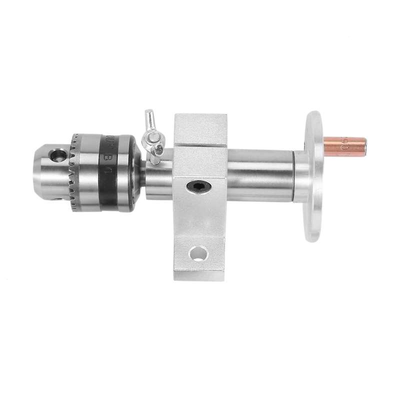 Live Lathe Center Head with Chuck for Woodworking Tool