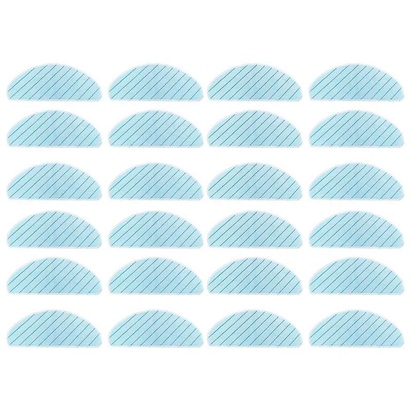 24 Pcs Mop Cloth for Ecovacst9 Series T9aivi T9max Vacuum Cleaner