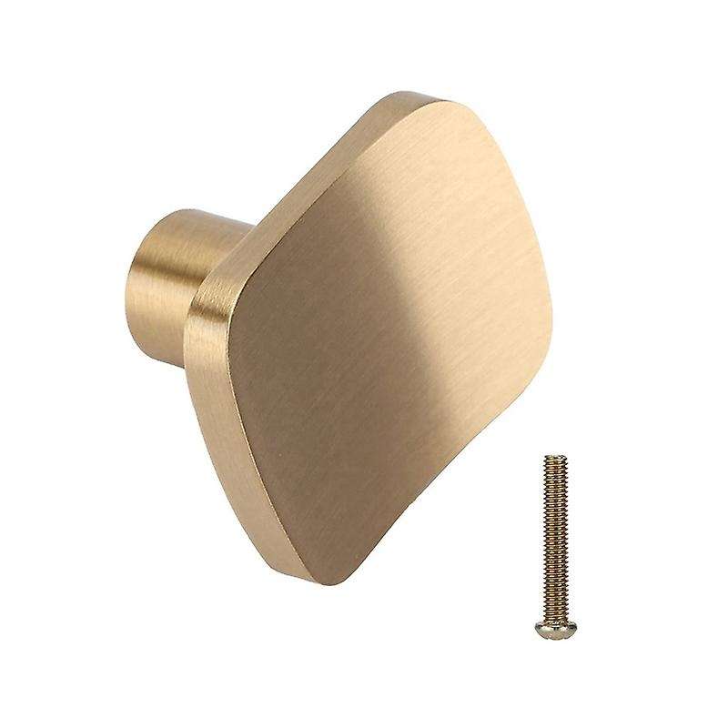 4pcs Gold Brass Cabinet Knobs Handles Pulls for Wardrobe Door