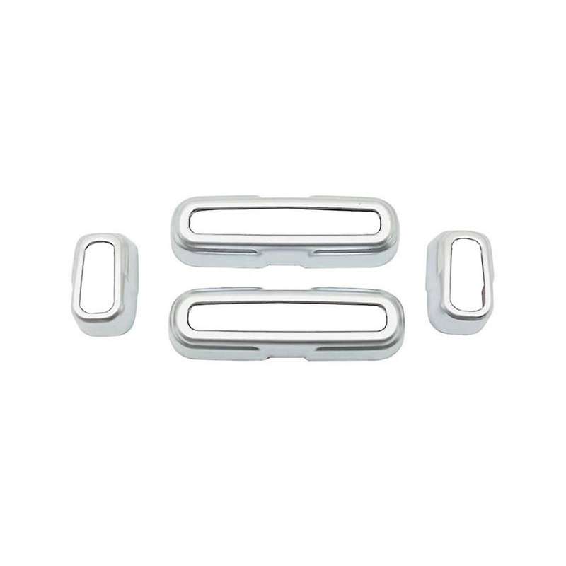 Car Seats Adjustment Switch Knob Control Cover Trim Interior Silver