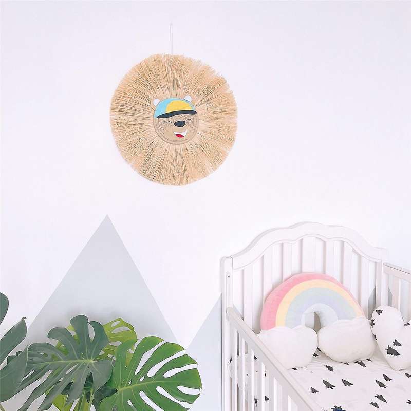 Cartoon Hanging Decorations Nordic Hand Woven Kids Room Decor No.1