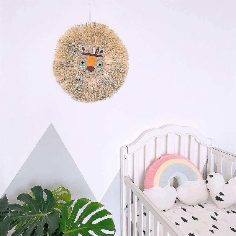 Cartoon Hanging Decorations Nordic Hand Woven Kids Room Decor No.1