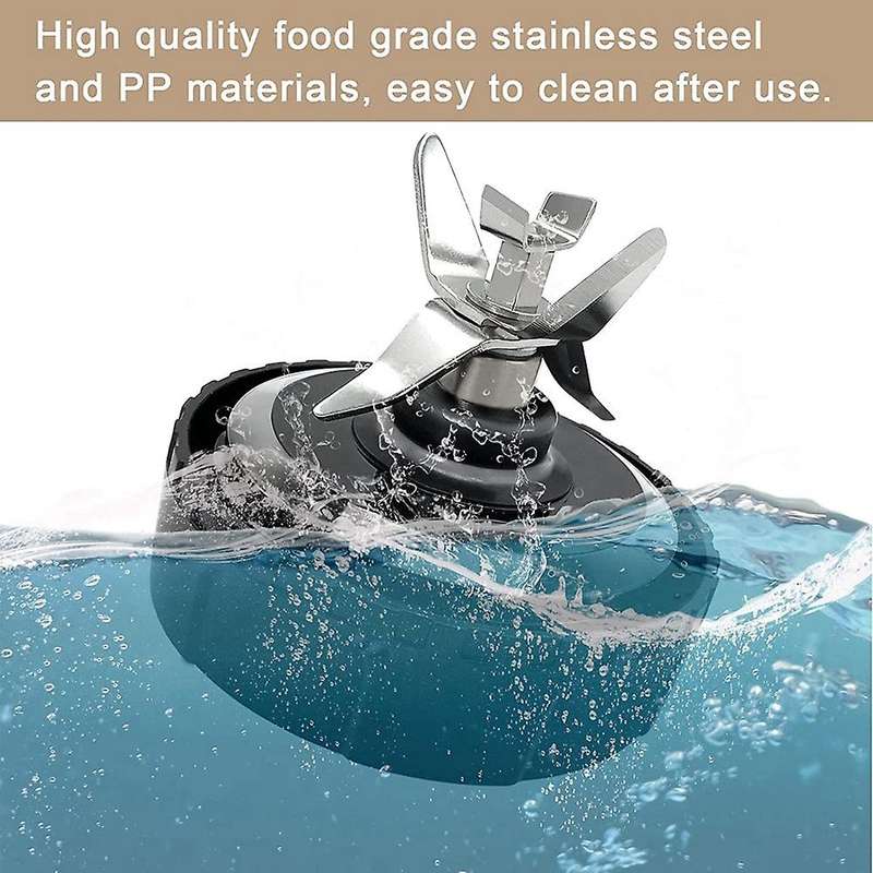 6 Fins Blender Blade Extractor Blade Replacement for Nutri Ninja