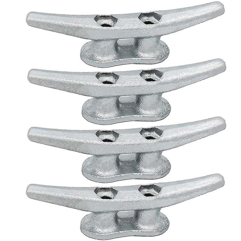 4pack 4 Inch Galvanized Iron Dock Cleat,rope Cleat,anchor Line
