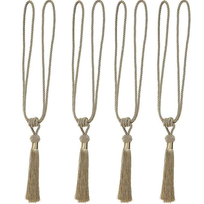 4pcs Curtain Tassels Curtain Rope Curtain Tiebacks Window Decor -a