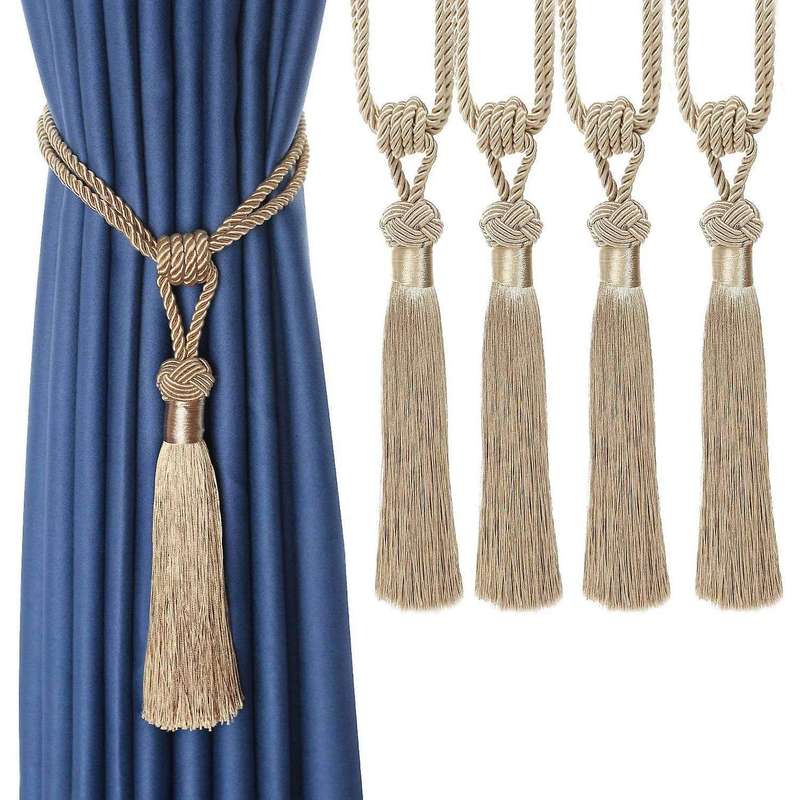 4pcs Curtain Tassels Curtain Rope Curtain Tiebacks Window Decor -a