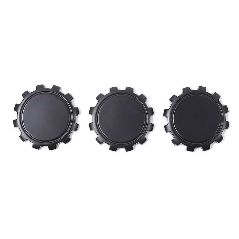 Door Lock Cover Trim for Jeep Wrangler Tj Jk Jku Jl, Abs Matte Black