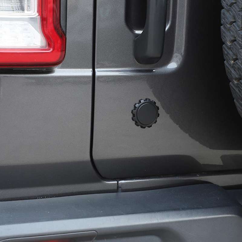 Door Lock Cover Trim for Jeep Wrangler Tj Jk Jku Jl, Abs Matte Black