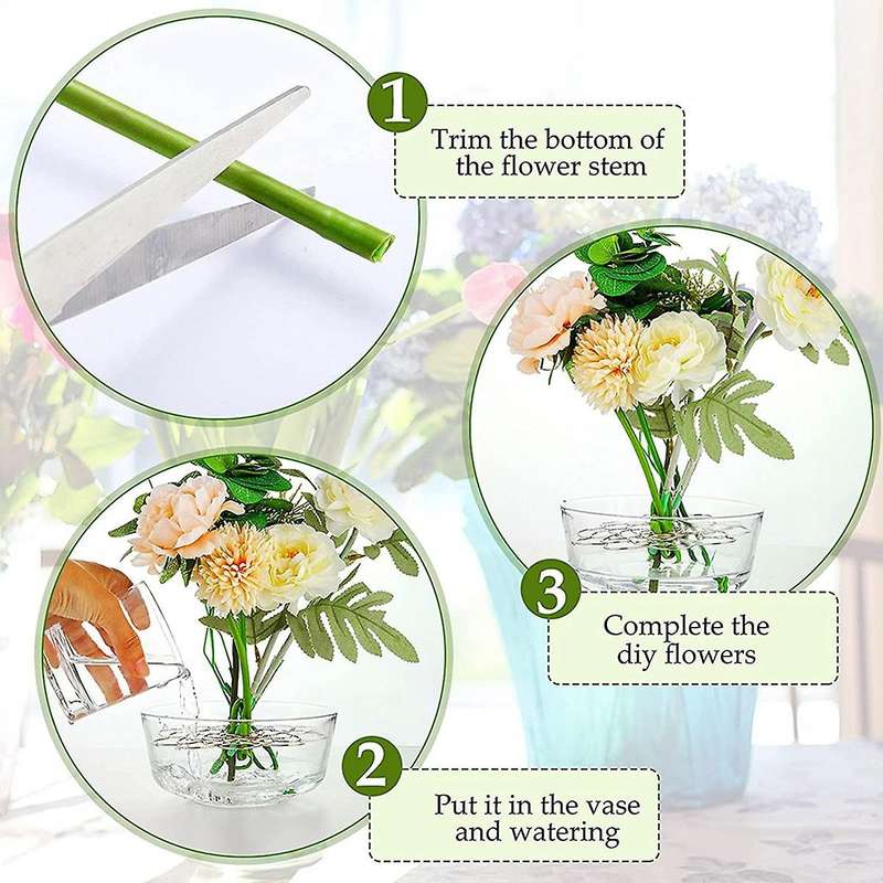Flower Lid Arranger Flower Frog for Flower Arrangement Plant Fixation