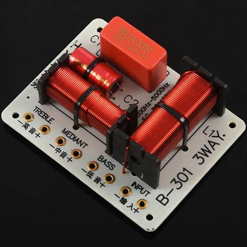 2pcs 150w 3 Ways Audio Speaker Crossover Treble+midrange+bass