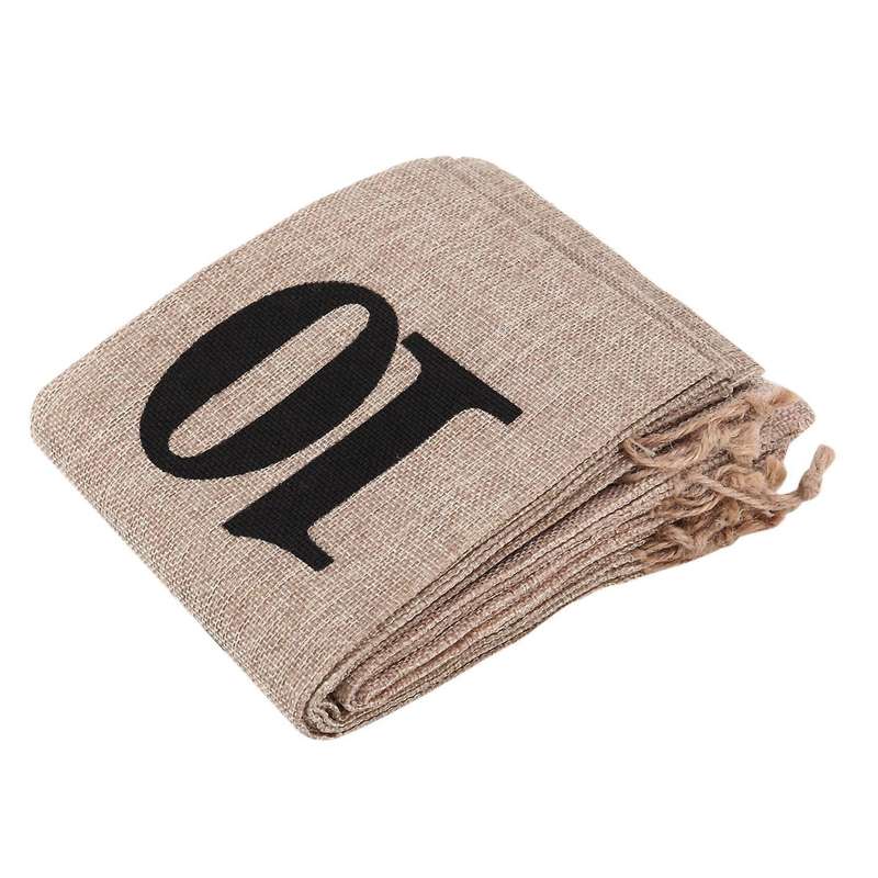 Jute Wine Bags, 1/4 Inches Hessian Numbered Wine Bottle Gift Bags